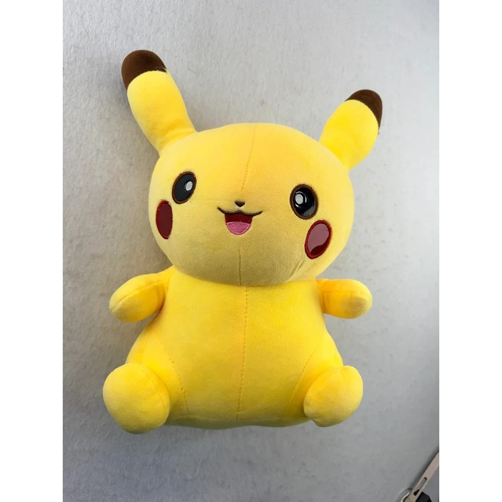 Pokemon Pikachu Plush Stuffed Animal Yellow 10 inch Sitting Toy